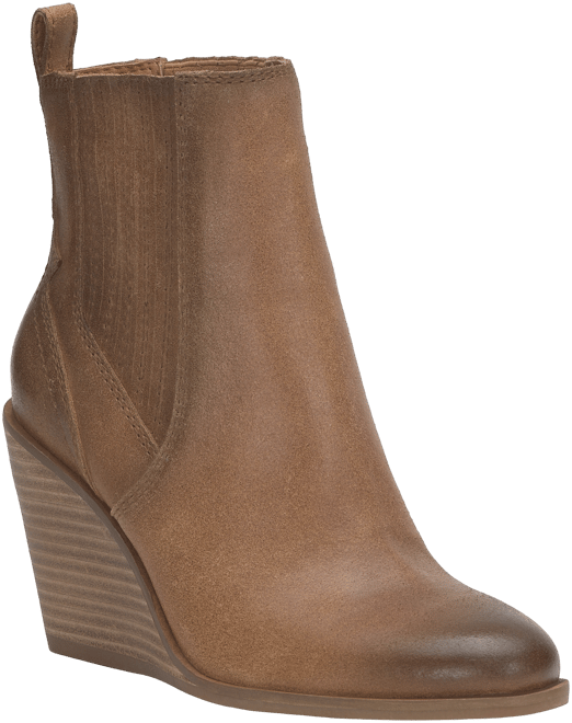 Lucky Brand Women s Wilano Pull On Wedge Booties Macy s