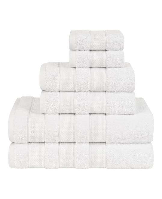 Salem Premium 100% Turkish Cotton 6 Piece Bath Towel Set