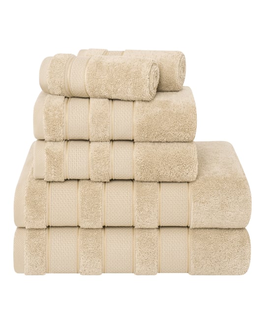 Salem Premium 100% Turkish Cotton 6 Piece Bath Towel Set