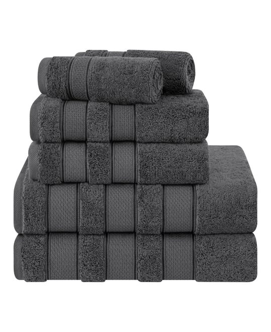Salem Premium 100% Turkish Cotton 6 Piece Bath Towel Set