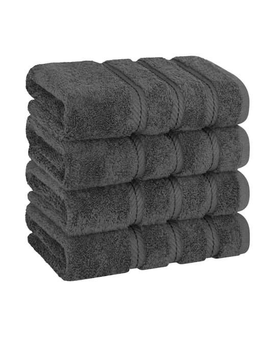 Edison Luxury 100% Turkish Cotton 4-Piece Hand Towel Set