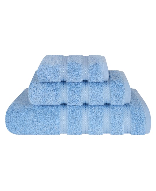 Edison Premium 100% Turkish Cotton 3-Piece Bath Towel Set