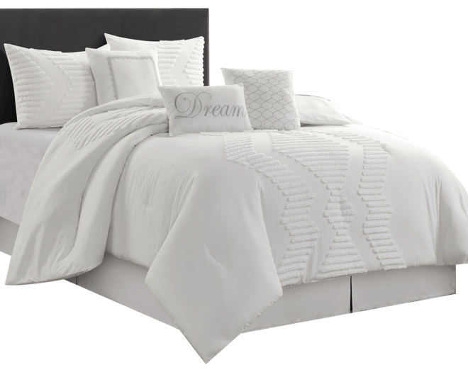 Galatea Tufted Embroidery 7-Pc. Comforter Set, California King