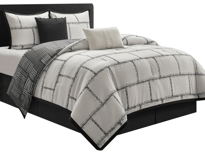 Closeout!  Brickridge Reversible 6-Pc. Comforter Set, California King