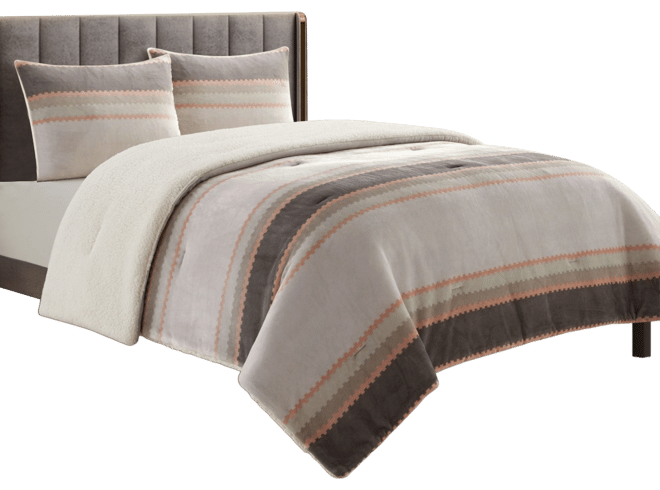 Briar Sherpa 3-Pc. Comforter Set, King