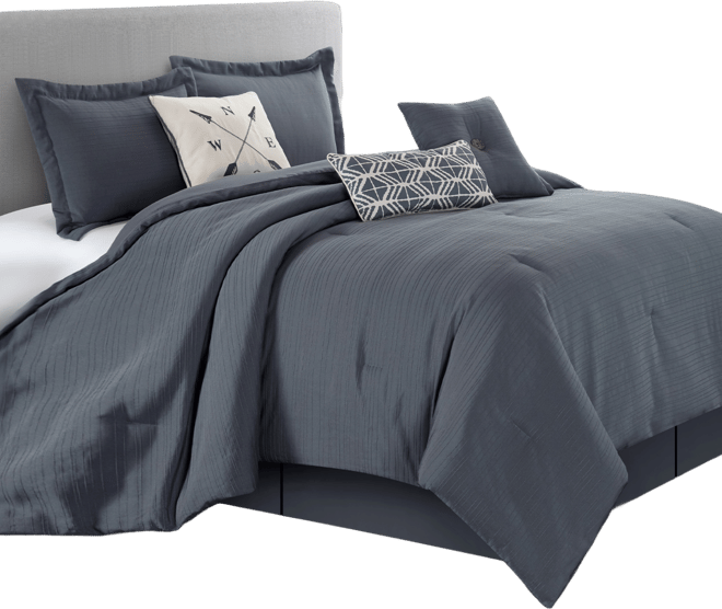 Closeout!  Arven Textured 7-Pc. Comforter Set, King