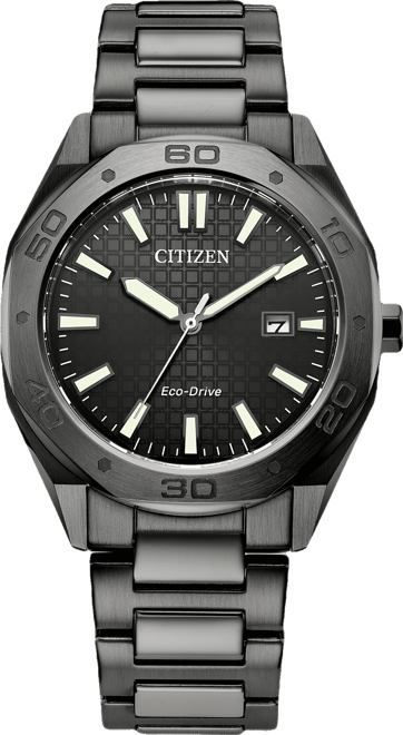 Citizen Eco-Drive Men's Weekender Gray-Tone Stainless Steel
