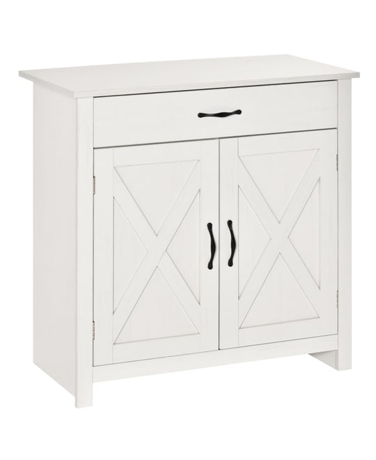 32" Modern Farm Style Sideboard Storage Buffet Server Cabinet Organizer