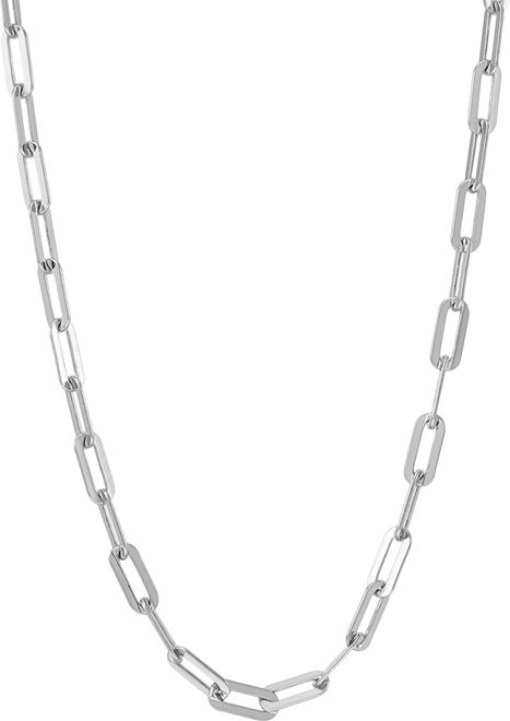 Giani Bernini Paperclip Link 18" Chain Necklace in 18k Gold-Plated Sterling Silver or Sterling Silver, Created for 
