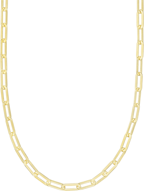 Giani Bernini Paperclip Link 18" Chain Necklace in 18k Gold-Plated Sterling Silver or Sterling Silver, Created for 