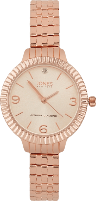 Women's Shiny Rose Gold-Tone Metal Bracelet Watch 31mm