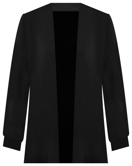 Women's Relaxed V-Neck Open Cardigan