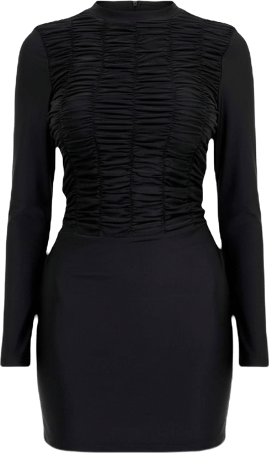 Women's Gathered Mini Dress