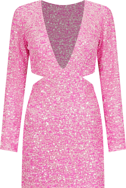 Women's Kelly Long Sleeve Sequin Mini Dress