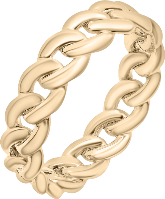 Chain Link Statement Ring in Gold Vermeil or Sterling Silver, Created for Macy's