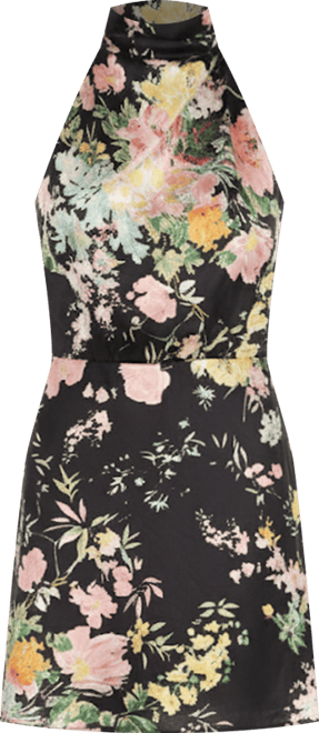 Women's Anabelle Mock Neck Mini Dress