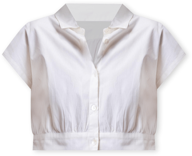 Women's Oversized Crop Shirt