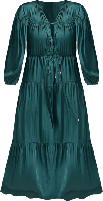 Women's Window Seat Tiered Maxi Dress