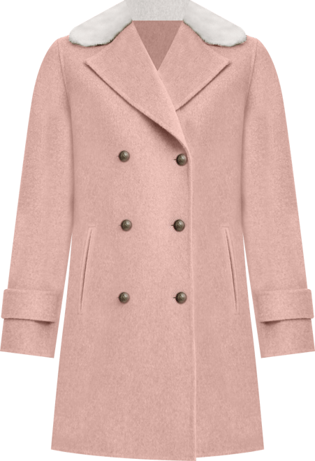Women's Liberty Sherpa Collar Wool Blend Coat