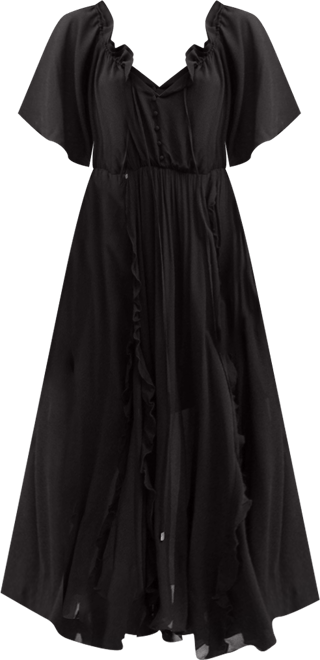 Women's Amour Ruffled Midi Dress