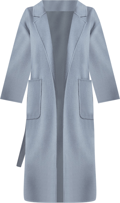 Women's Wide Awake Split Hem Overcoat