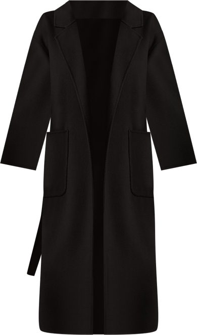 Women's Wide Awake Split Hem Overcoat
