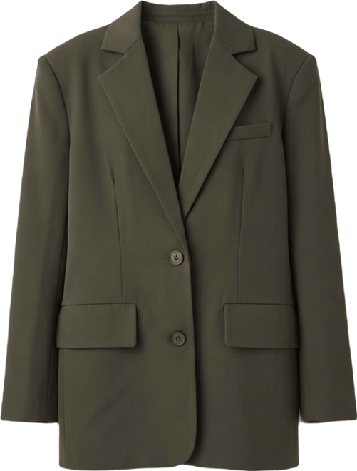 Women's Oversized Notched Collar Blazer