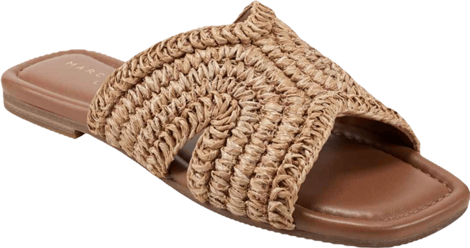 Women's Narda Square Toe Flat Sandals