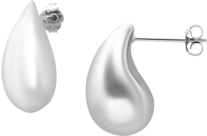 Polished Teardrop Stud Earrings, Created for Macy's