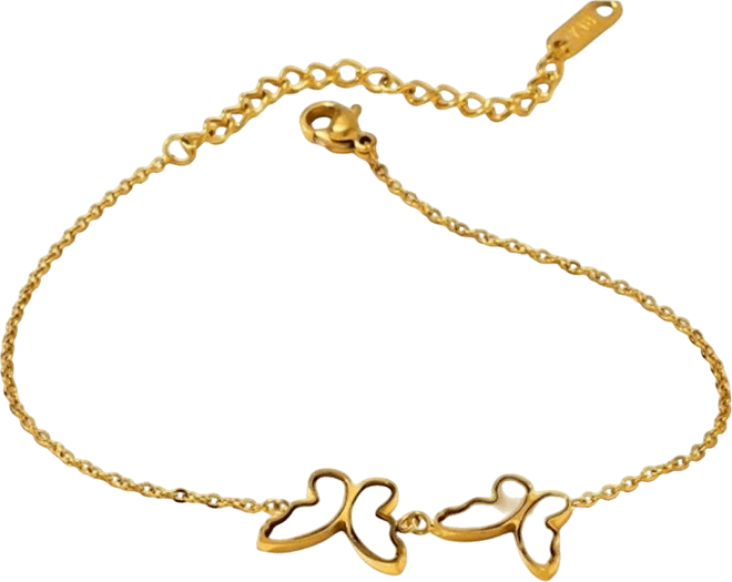 Butterfly Bracelet with Sea Shell Inlay Bracelet for Women