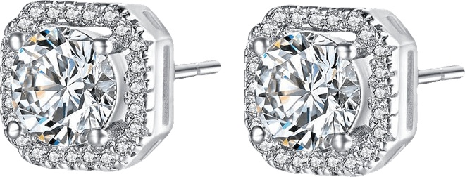 Crystal Stud Earrings for Women