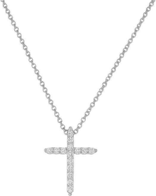 Cubic Zirconia Cross Necklaces for Women