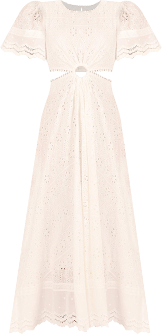 Merletto Cut Out Maxi Women's Dress