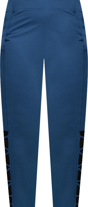 Women's Plus Size Interlaced Mesh Leggings With Side Pockets