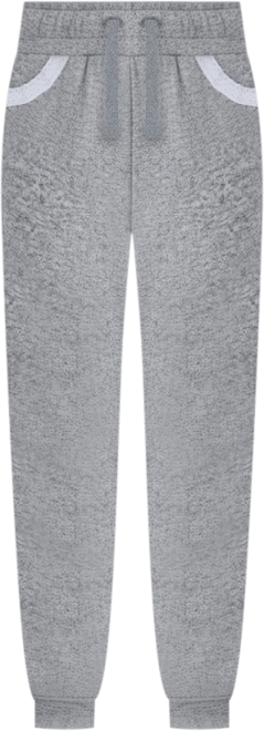 Women's Plus Size French Terry Contrast Side Panel Jogger Pants