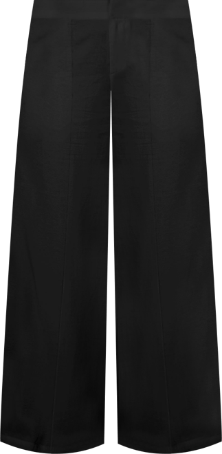 Plus Size High Waist Wide Leg Pants