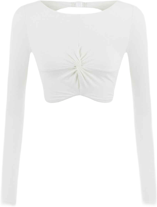 Women's Crop Top with Knot