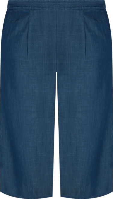 Women's Plus Size Wide-Leg Crop Palazzo Gaucho Pants