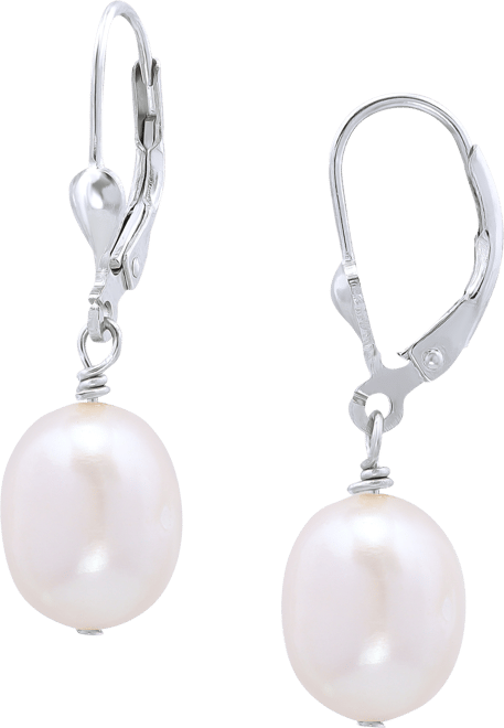 Cultured Freshwater Baroque Pearl (10mm) Leverback Drop Earrings, Created for Macy's