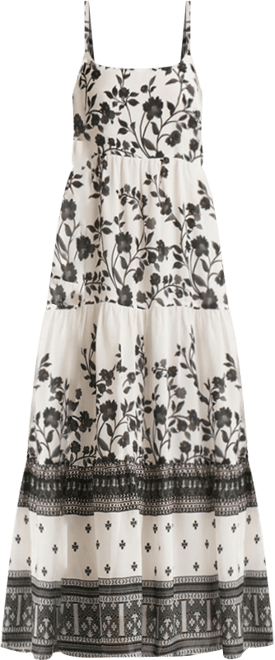 Women's Strappy Tiered Maxi Dress