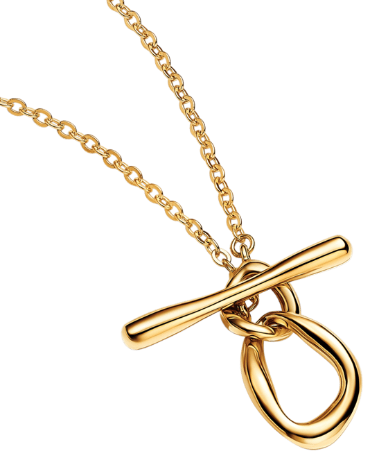 Shaped Circles T-bar 19.7 inch Necklace