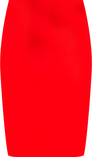 Women's Plus Size Neoprene Pencil Skirt