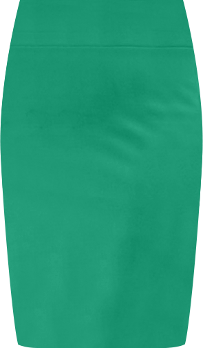 Women's Plus Size Neoprene Pencil Skirt