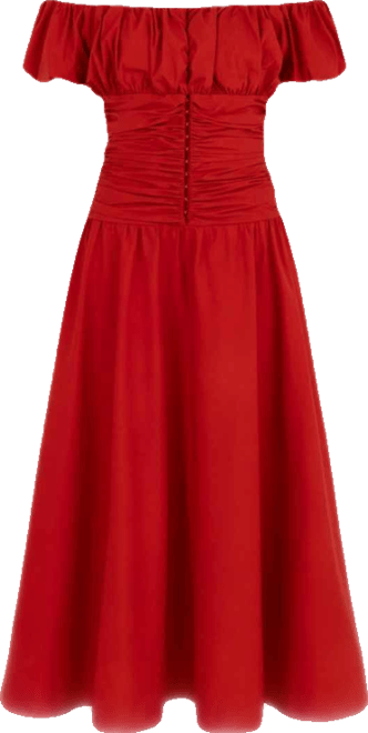 Women's Drape Midi Dress