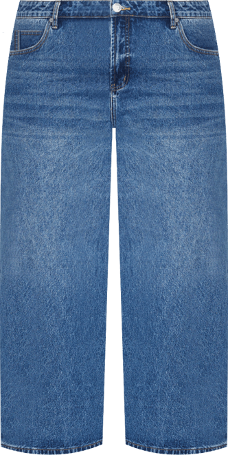 Women's Plus Size The Yvette Rigid Wide Leg Jean