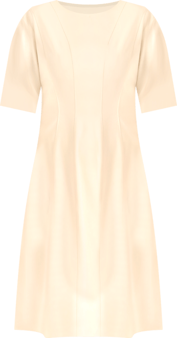 Women's Plus Size Seam Detail Ponte Work Dress