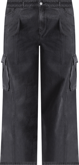 Women's Plus Size Wide Leg Cargo Jean