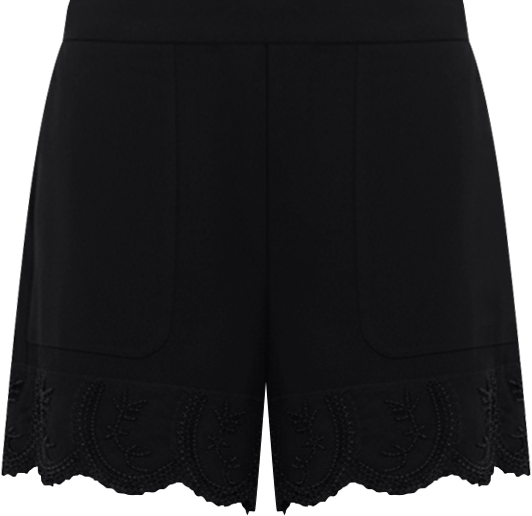 Women's Stone Detailed Shorts