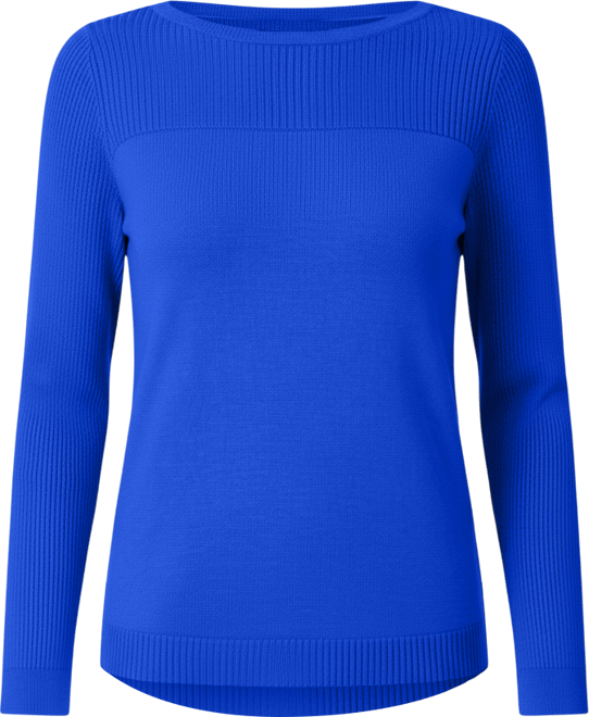 Women's Boat Neck Long-Sleeve Sweater