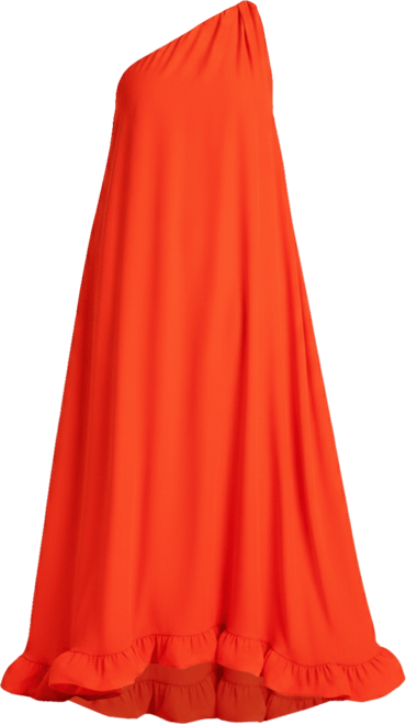 Women's Plus Size Dramatic Ruffle Gown